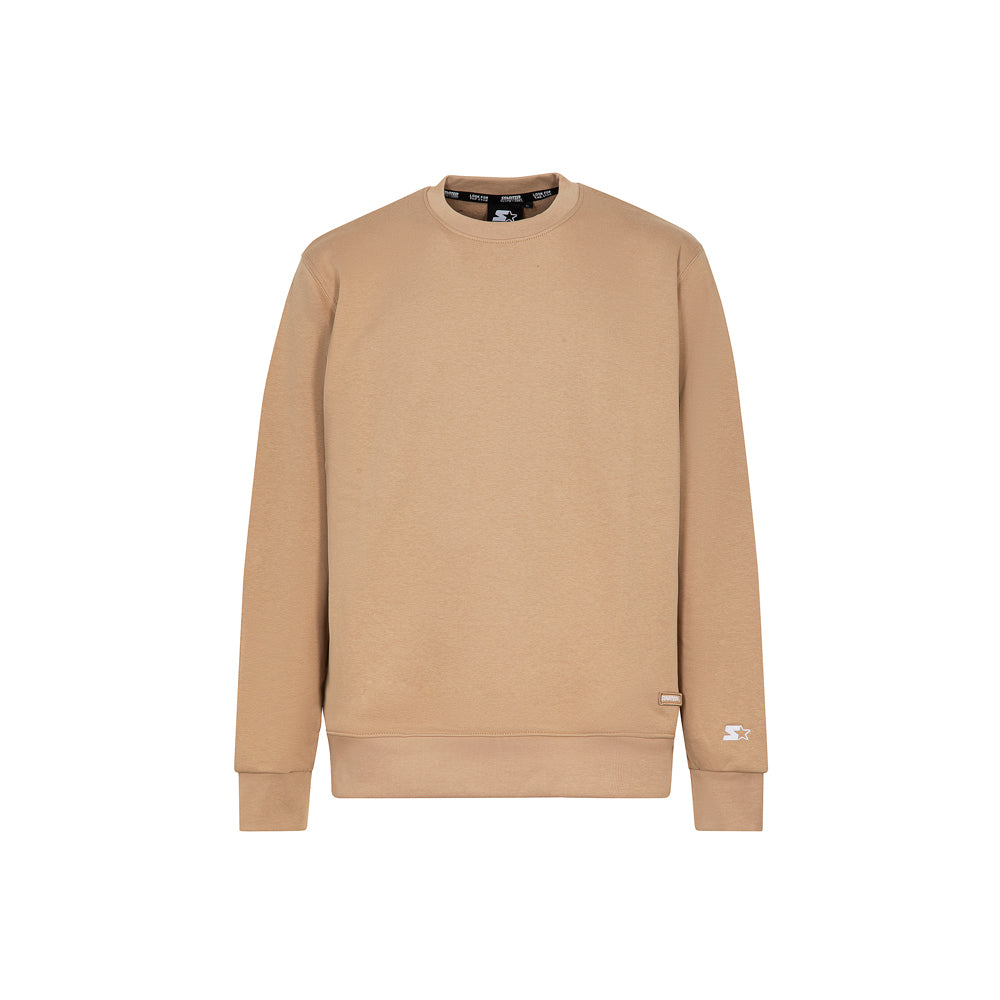 Felpa crew neck Iconic Sabbia